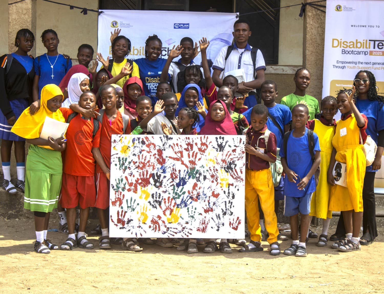 Foundation members in action